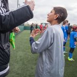 Football coach signing to a deaf player